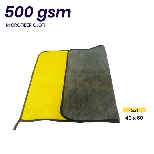 Polishing & Drying Microfiber Towel (500 GSM) Pack of 2