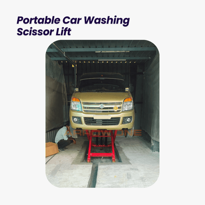 Portable Car Washing Scissor Lift