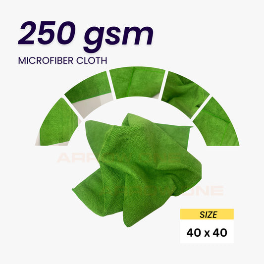 Polishing & Drying Microfiber Towel (250 GSM) Pack of 2