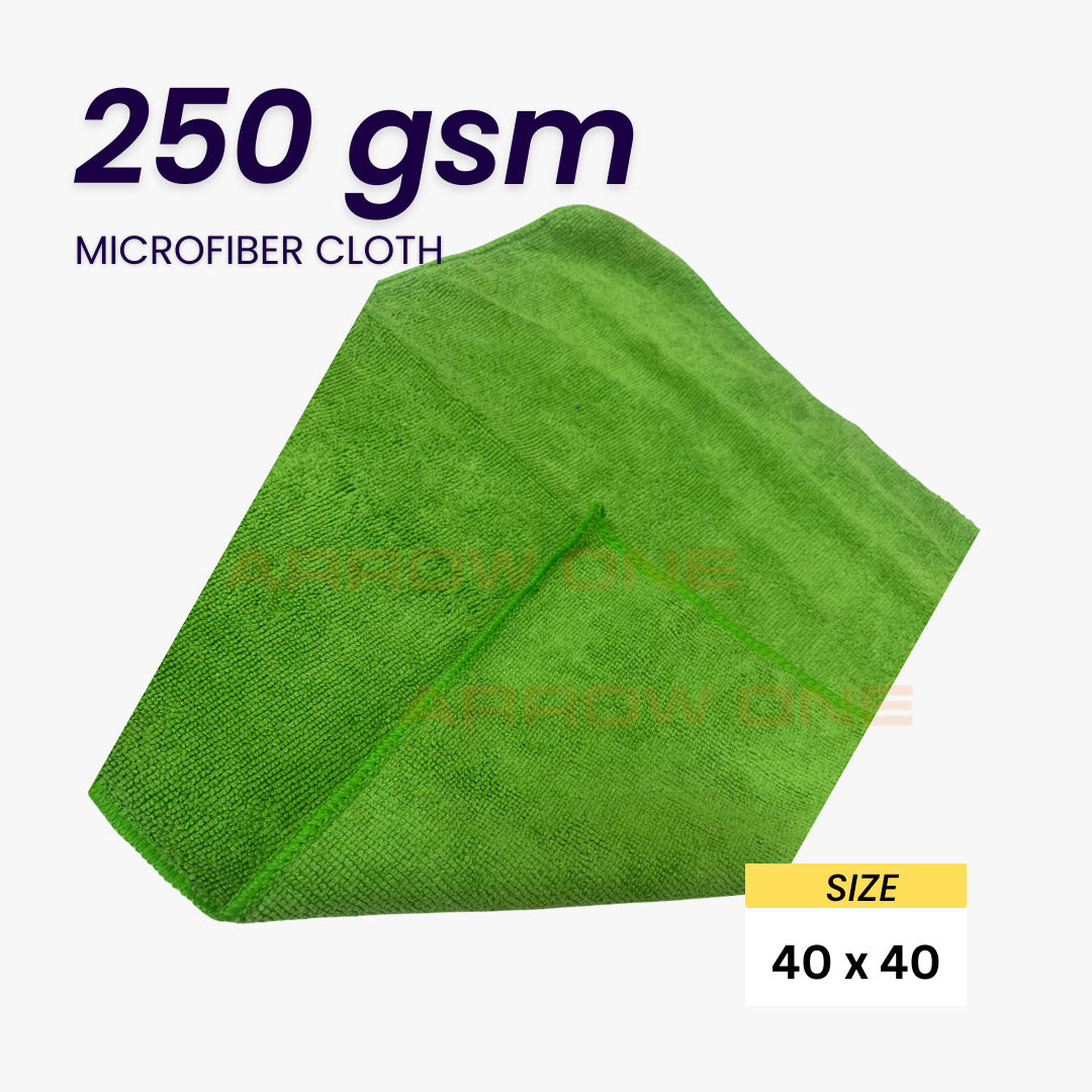 Polishing & Drying Microfiber Towel (250 GSM) Pack of 2
