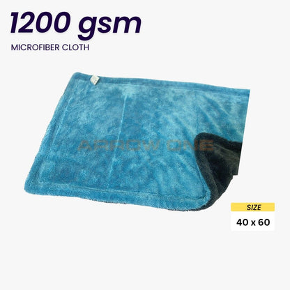 Dual Sided Twisted Microfiber Towel (1200 GSM) Pack of 2