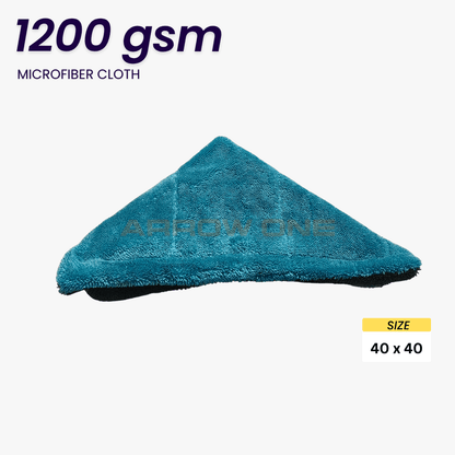 Polishing & Drying Microfiber Towel (1200 GSM) Pack of 2