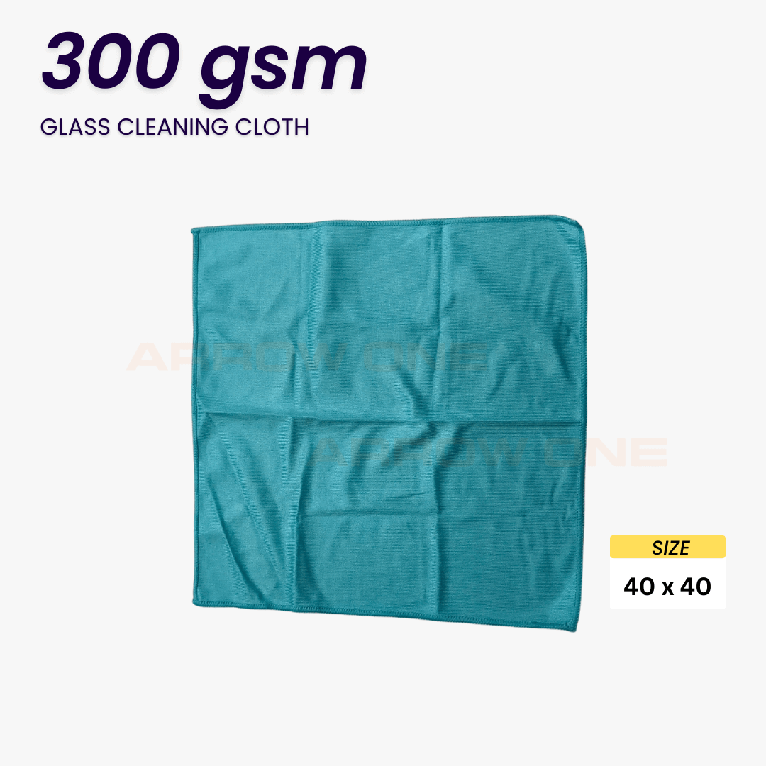 Glass Cleaning Cloth (300 GSM) Pack of 2