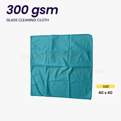 Glass Cleaning Cloth (300 GSM) Pack of 2