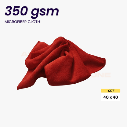 Polishing & Drying Microfiber Towel (350 GSM) Pack of 2