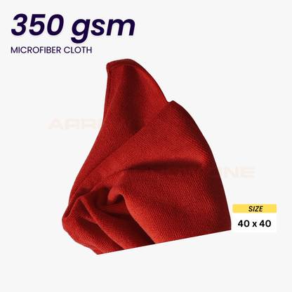 Polishing & Drying Microfiber Towel (350 GSM) Pack of 2