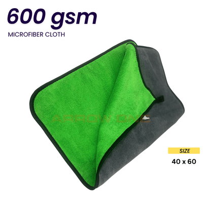 Polishing & Drying Microfiber Towel (600 GSM) Pack of 2