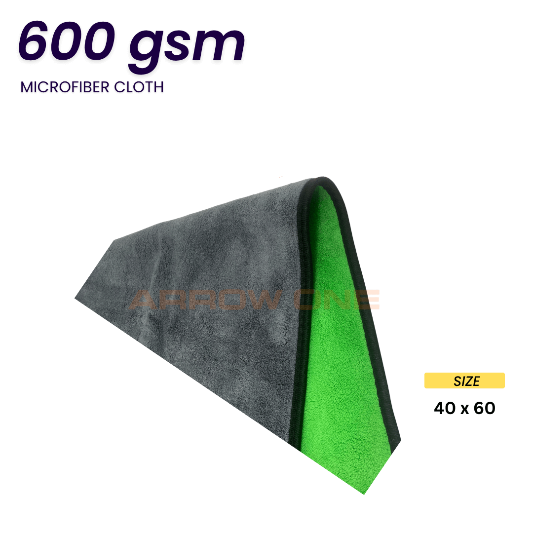 Polishing & Drying Microfiber Towel (600 GSM) Pack of 2