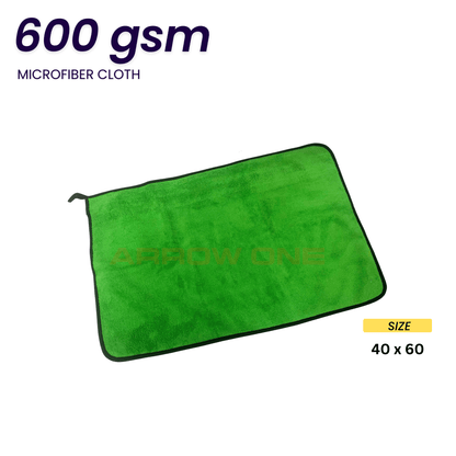 Polishing & Drying Microfiber Towel (600 GSM) Pack of 2