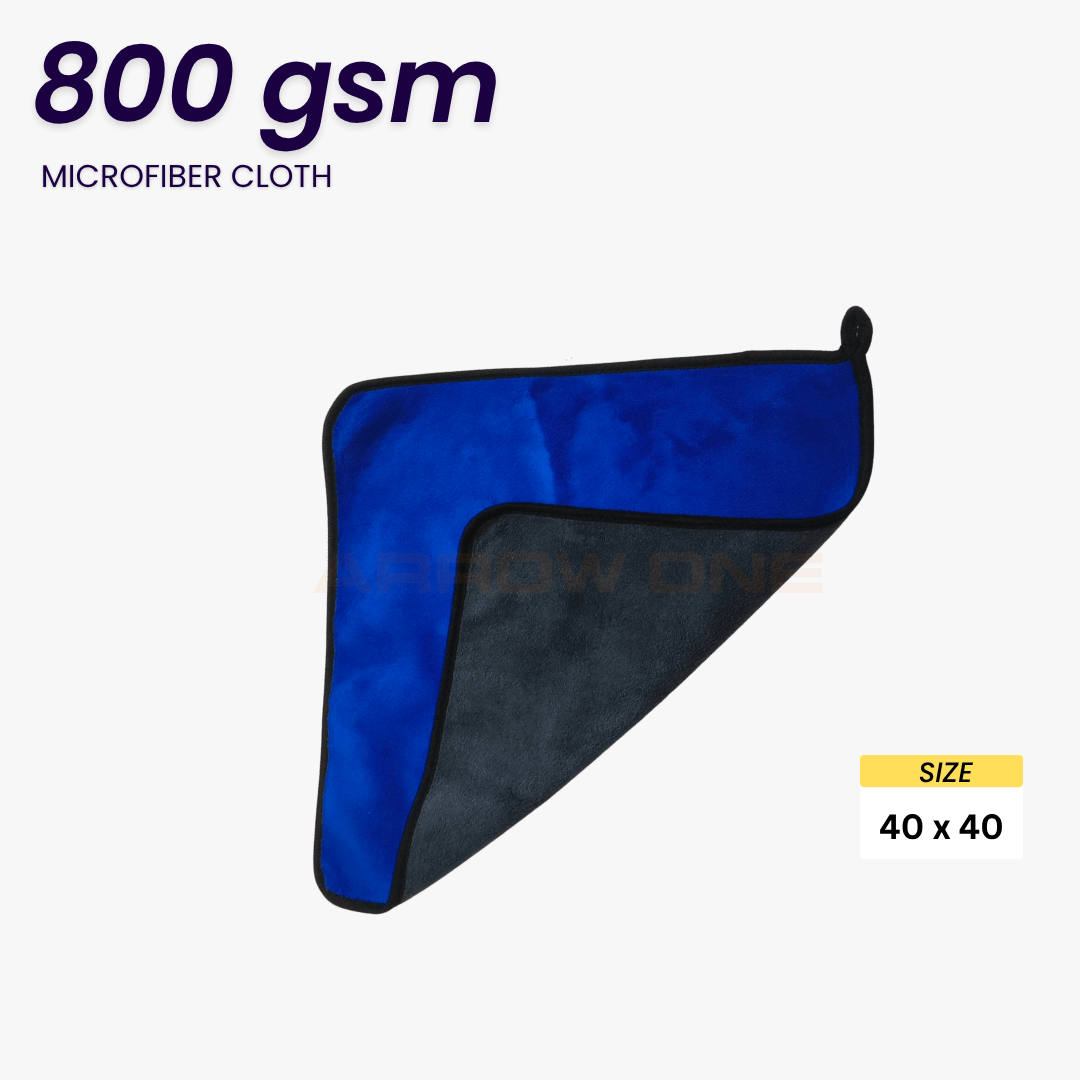 Polishing & Drying Microfiber Towel (800 GSM) Pack of 2