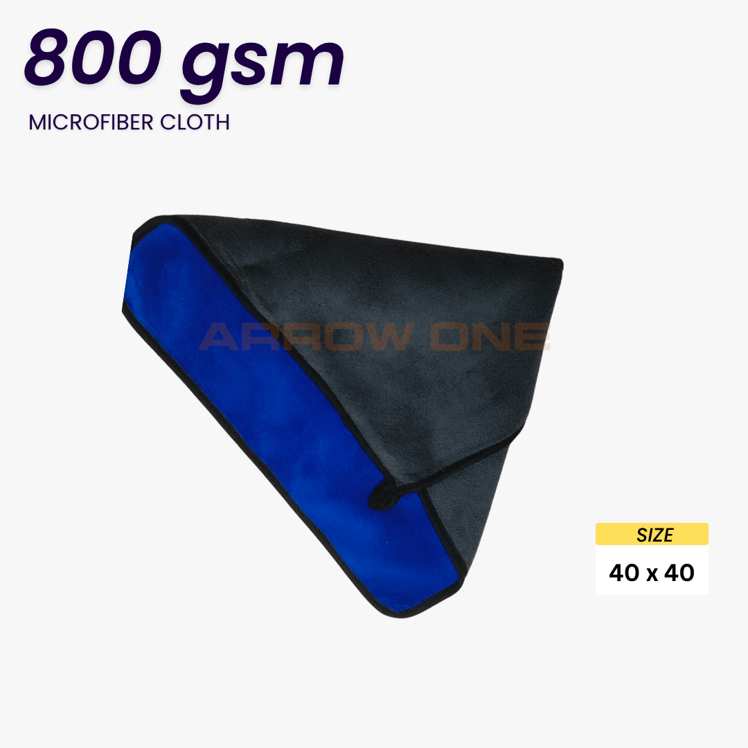 Polishing & Drying Microfiber Towel (800 GSM) Pack of 2