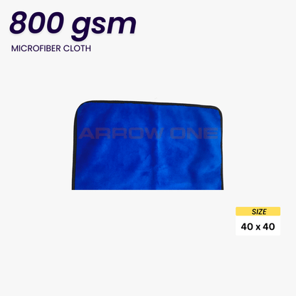 Polishing & Drying Microfiber Towel (800 GSM) Pack of 2
