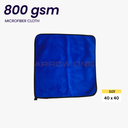 Polishing & Drying Microfiber Towel (800 GSM) Pack of 2