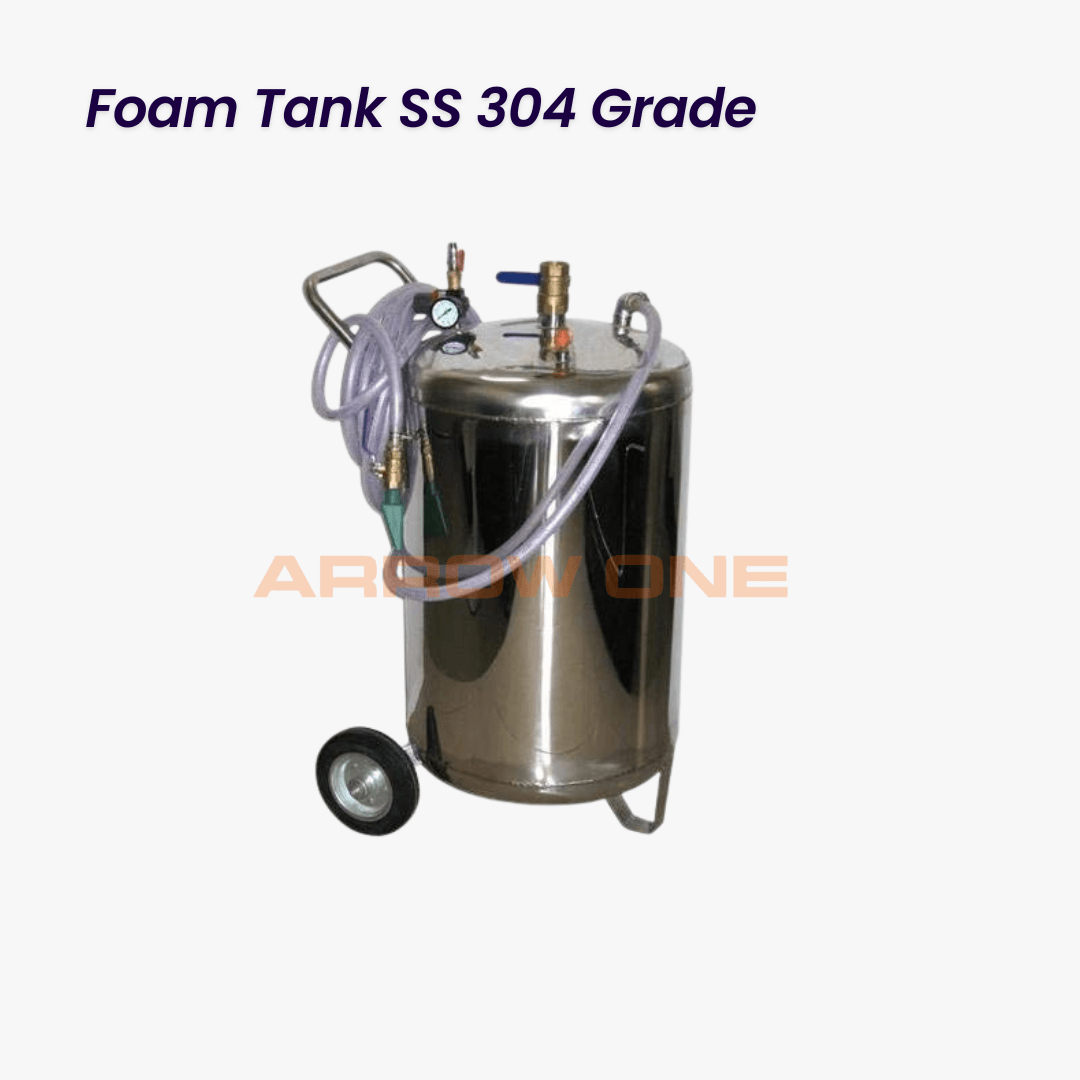 Foam Tank with Foam‑Washing Nozzle (Heavy Duty 304 Stainless Steel)
