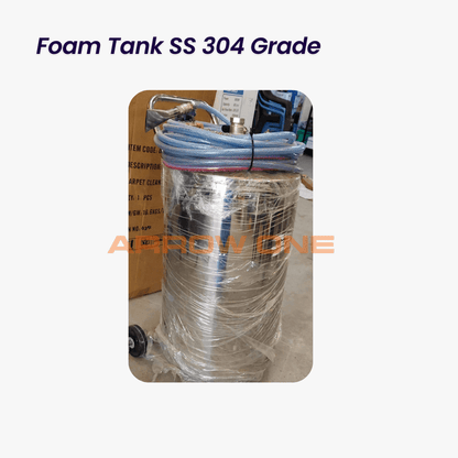 Foam Tank with Foam‑Washing Nozzle (Heavy Duty 304 Stainless Steel)