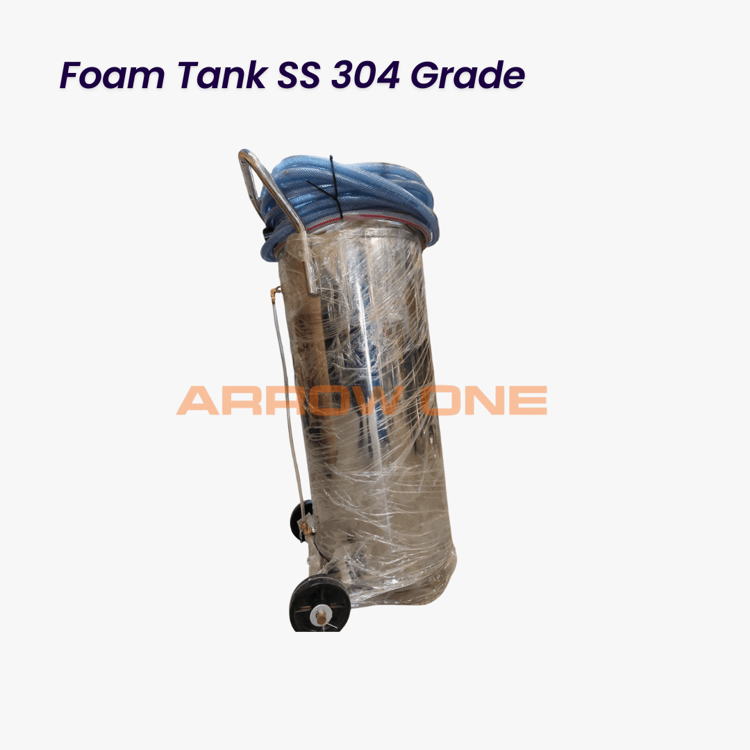 Foam Tank with Foam‑Washing Nozzle (Heavy Duty 304 Stainless Steel)