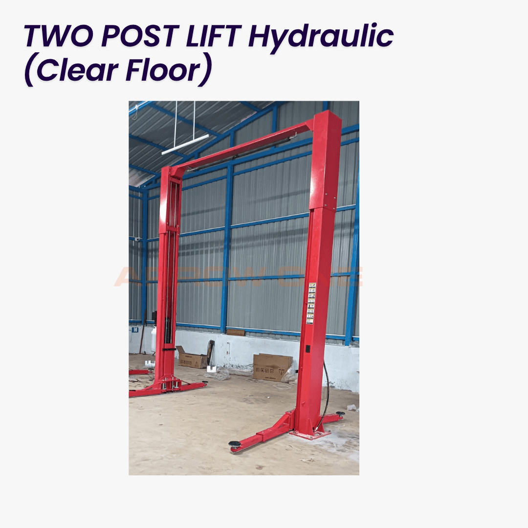 Two Post Lift Hydraulic (Clear Floor)