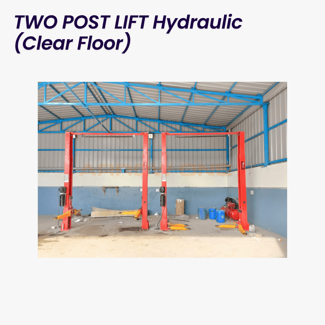 Two Post Lift Hydraulic (Clear Floor)
